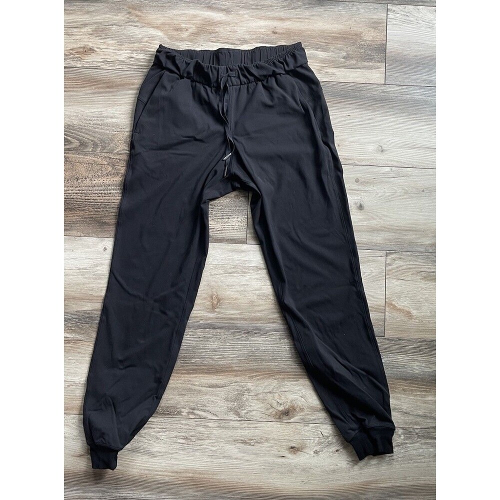 Lululemon Dance Studio Mid-Rise Jogger Full Length Black Size 4 Drawstring